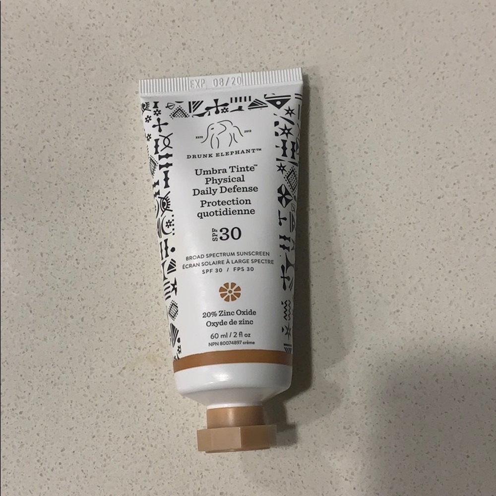 Drunk Elephant tinted sunscreen